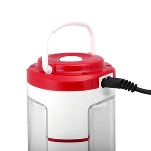 Geepas GE53023 Rechargeable LED Lantern |7 Hours Runtime| 5.6V Long-Lasting Battery| 360° Bright Lighting| Overcharge Protection| Ideal for Emergencies | 2 Years Warranty