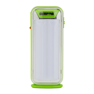 Geepas GE53024 Rechargeable LED Lantern | 18 Hi-Power LEDs|Energy-Saving Design| 4 Hours Working| Long-Life 1200mAh Battery| Ideal for Home & Camping Use| 2 Year Warranty