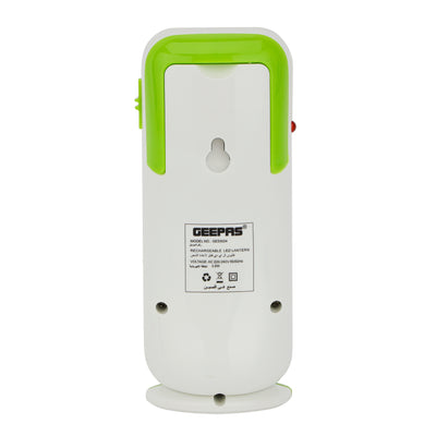 Geepas GE53024 Rechargeable LED Lantern | 18 Hi-Power LEDs|Energy-Saving Design| 4 Hours Working| Long-Life 1200mAh Battery| Ideal for Home & Camping Use| 2 Year Warranty