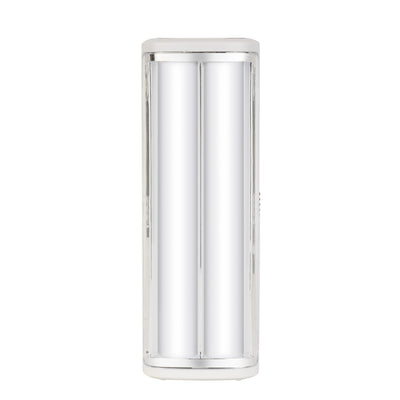 Geepas LED Emergency Lantern with Solar Panel- GE53031| Energy Efficient|30 Pieces Hi-Power LEDs,5 Hours Working| Compact, Light-Weight| | Red and White, 2Years Warranty