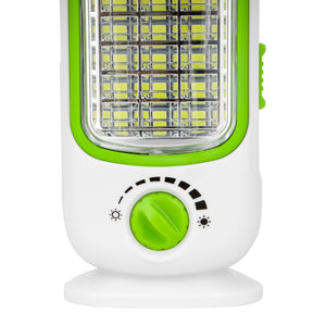 Geepas GE53032 LED Emergency Lantern with Solar Panel |75 Hi-Power LEDs, 5 Hours Backup, Energy Efficient, Portable, Compact, Light-Weight Design | 2 Years Warranty