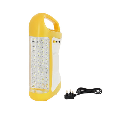 Geepas GE5510 Rechargeable LED Lantern with 44 SMD LEDs| 100 Hours Working | Unbreakable PC Glass | USB Mobile Charging  | Powerful Emergency |  2 Years Warranty