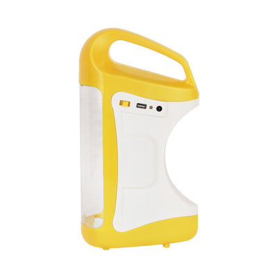 Geepas GE5510 Rechargeable LED Lantern with 44 SMD LEDs| 100 Hours Working | Unbreakable PC Glass | USB Mobile Charging  | Powerful Emergency |  2 Years Warranty