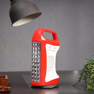 Geepas GE5511 Rechargeable LED Lantern | 60 Hours Brightness| Overcharge Protection | Automatic Power Failure Lighting | Energy Efficient Design |  2 Years Warranty