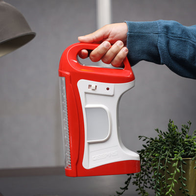 Geepas GE5511 Rechargeable LED Lantern | 60 Hours Brightness| Overcharge Protection | Automatic Power Failure Lighting | Energy Efficient Design |  2 Years Warranty