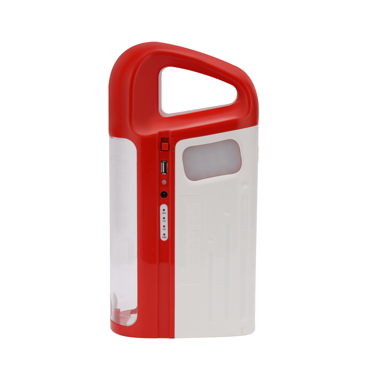 Geepas GE5553 Solar Rechargeable Emergency Lantern | 44 Super Bright SMD LEDs| 60 Hours Working| Built-in 6V 4.5AH Battery| USB Power Bank Function| 2 Years Warranty