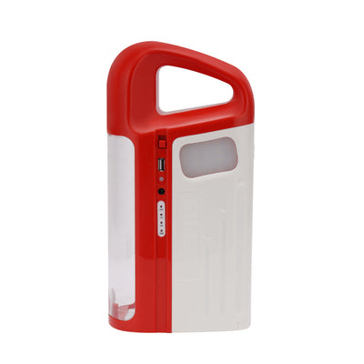 Geepas GE5553 Solar Rechargeable Emergency Lantern | 44 Super Bright SMD LEDs| 60 Hours Working| Built-in 6V 4.5AH Battery| USB Power Bank Function| 2 Years Warranty