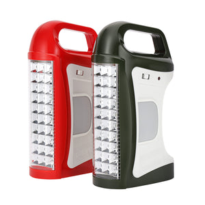 Geepas GE5566 Rechargeable 2PC LED Lantern | 60 Hours Working Time| Energy Efficient Dual-Side LEDs| Auto Power Failure Light| For Home & Outdoor Use| 2 Years Warranty