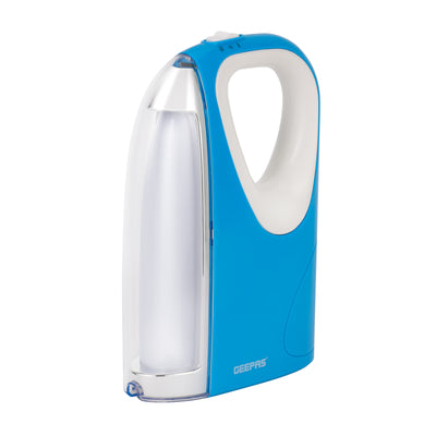 Geepas GE5596 Rechargeable Emergency Lantern |60 SMD LEDs| 4V Long-Lasting Battery| Solar DC Input| 2 Light Modes|5-Hour Runtime|Portable Durable Design|2 Years Warranty