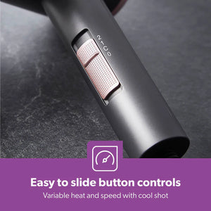 Geepas GH86061 Hair Dryer| 1800W Powerful Motor| 2-Speed & 2-Heat Settings| Cool Shot Function| Concentrator Nozzle| Hang-Up Hook| Compact & Lightweight | 2-Year Warranty