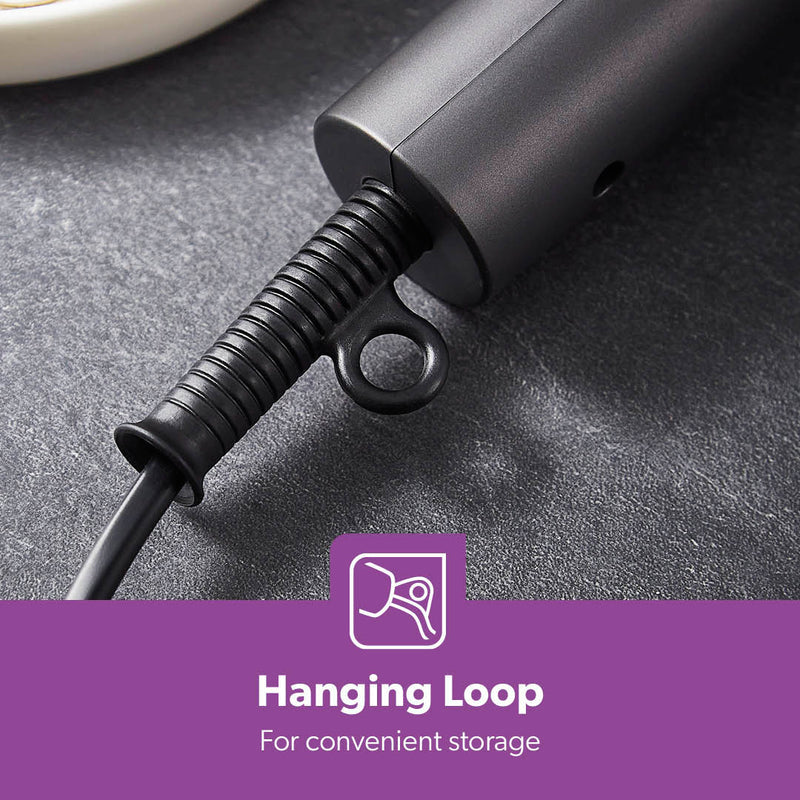 Geepas GH86061 Hair Dryer| 1800W Powerful Motor| 2-Speed & 2-Heat Settings| Cool Shot Function| Concentrator Nozzle| Hang-Up Hook| Compact & Lightweight | 2-Year Warranty