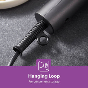 Geepas GH86061 Hair Dryer| 1800W Powerful Motor| 2-Speed & 2-Heat Settings| Cool Shot Function| Concentrator Nozzle| Hang-Up Hook| Compact & Lightweight | 2-Year Warranty