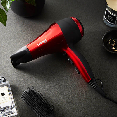 Geepas GHD86018 Hair Dryer | 2000W Powerful DC Motor | Ionic Function | Cool Shot | 2 Speeds & 3 Heat Settings | Removable Filter & Hang-Up Hook | 2 Years Warranty