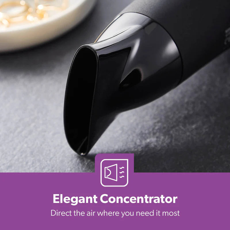 Geepas GHD86019 Ionic Hair Dryer | 2200W | Cool Shot | 2-Speed & 3-Heat Settings| Detachable Concentrator| Anti-Frizz & Smooth Finish Hair Dryer | 2 Years warranty