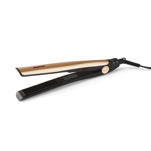Geepas GHS86016  Hair Straightener |  28W Power| Ceramic Coated Plates| 200°C Max Temperature| PTC Heater | 360° Swivel Cord| Lockable Handle | 2 Years Warranty