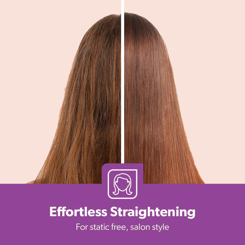 Geepas GHS86016  Hair Straightener |  28W Power| Ceramic Coated Plates| 200°C Max Temperature| PTC Heater | 360° Swivel Cord| Lockable Handle | 2 Years Warranty