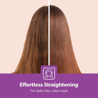 Geepas GHS86016  Hair Straightener |  28W Power| Ceramic Coated Plates| 200°C Max Temperature| PTC Heater | 360° Swivel Cord| Lockable Handle | 2 Years Warranty