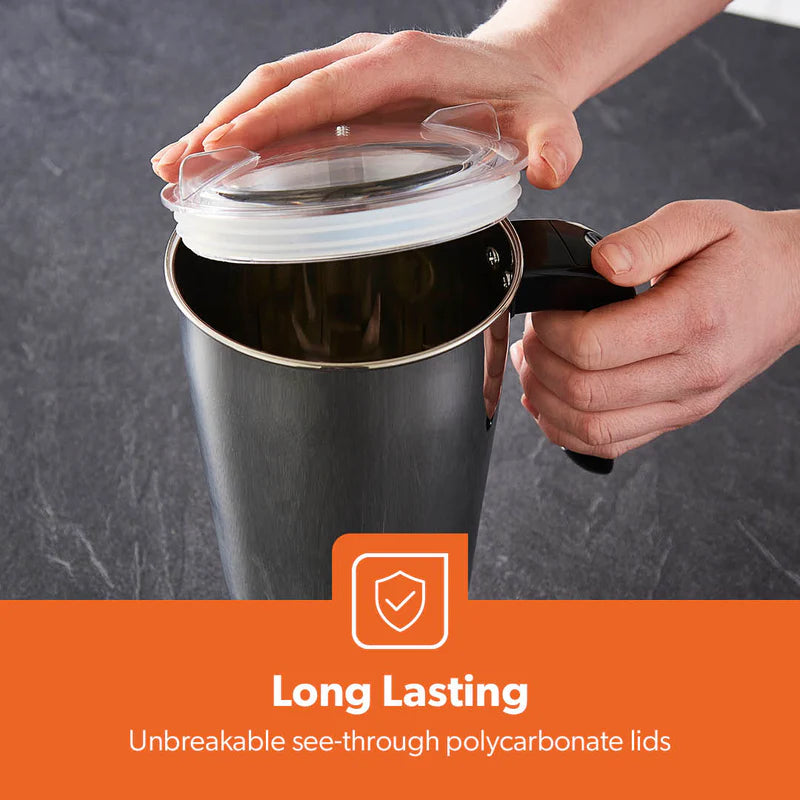 Geepas 2-IN-1 Mixer Grinder- GSB44091| 550W Powerful Motor, Stainless Steel Jars and Blade| Ergonomic Grip and Equipped with Overload Protector| Maroon, 2 Years Warranty