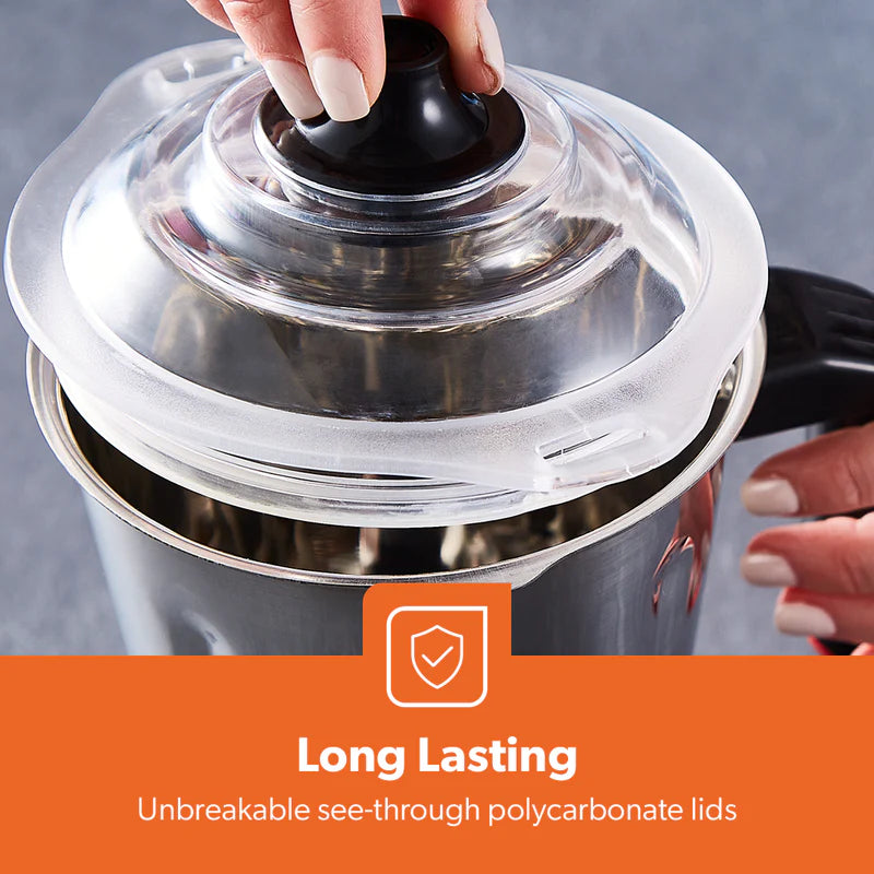 Geepas 5-in-1 Mixer Grinder GSB5457N | 1000W  Copper Motor| Stainless Steel Jars| Modern Design| Durable Body| Sharp Blades| 1.5L| 1.0L & 450ml Jars| 2 Years Warranty