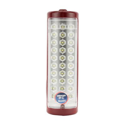 Geepas GEFL4141 Rechargeable LED Lantern & 3-in-1 Flashlight Combo| 30PCS SMD LED| CREE LED Torches|  Solar Input| Unbreakable PC Glass| 60 Hours Working|2 Years Warranty