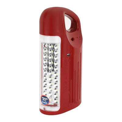 Geepas GEFL4629 Rechargeable Lantern & Zoomable Flashlight | 33 SMD LED Lantern| 20W High Power Zoom Torch| 6000mAh Battery|  100 Hours Working Time| 2 Years Warranty