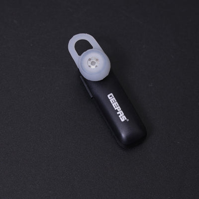 Geepas GEP4716 Wireless Bluetooth Earphone | Handsfree Calling| High Sensitivity 10mm Driver Sound| Rechargeable 60mAh Battery| Built-in Mic| Lightweight| Portable Design