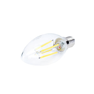 Geepas GESL55057 4W LED Filament Light | 470lm Warm White 3000K |Warm White Light | 80% Energy Saving | No UV/IR Radiation |Life Time Upto  15000hrs| Mercury Free