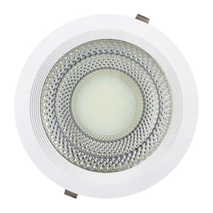 Geepas GESL55078 Round Slim 30W Downlight | COB LED Ceiling Light in Natural Cool White 6500K | Ultra Slim Design with Long Life 50,000 Burning Hours | 2 Years Warranty