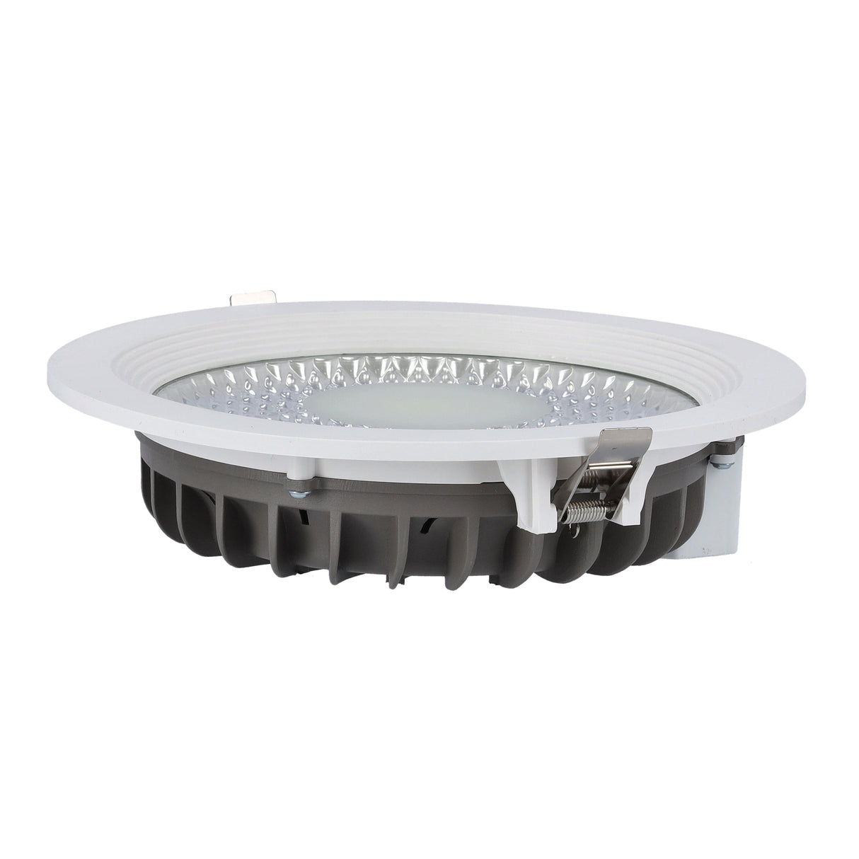 Geepas GESL55078 Round Slim 30W Downlight | COB LED Ceiling Light in Natural Cool White 6500K | Ultra Slim Design with Long Life 50,000 Burning Hours | 2 Years Warranty