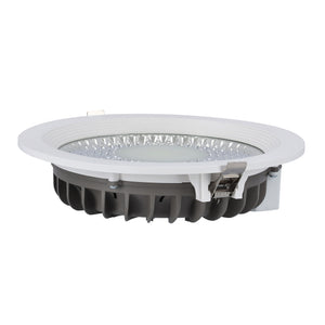 Geepas GESL55078 Round Slim 30W Downlight | COB LED Ceiling Light in Natural Cool White 6500K | Ultra Slim Design with Long Life 50,000 Burning Hours | 2 Years Warranty