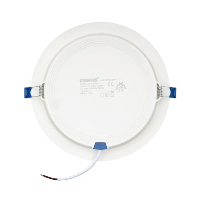 Geepas GESL55104 24W LED Downlight | Energy Saving Ceiling Light with 1920 Lumens, 6500K Cool White | Long Life 15,000 Hours, Eco-Friendly Design | 2 Years Warranty