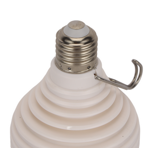Geepas 10W Rechargeable Emergency LED Bulb GESL55143 |AC/DC Function with Built-in Battery, 40 Super Bright LEDs, Remote Control, 3-in-1 Connect,3H Backup, 2Year Warranty