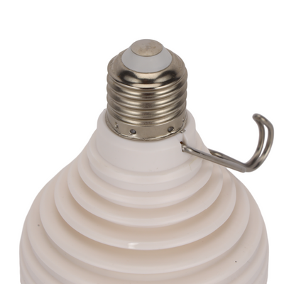 Geepas 10W Rechargeable Emergency LED Bulb GESL55143 |AC/DC Function with Built-in Battery, 40 Super Bright LEDs, Remote Control, 3-in-1 Connect,3H Backup, 2Year Warranty
