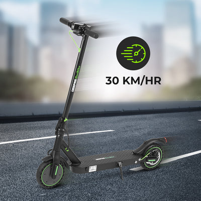 Geepas GeeBike 8.5" Electric Scooter with Suspension- GEST63087/ Smart and Fast, Foldable, Digital LED Display, Brake Lights/ Adjustable Speed Control