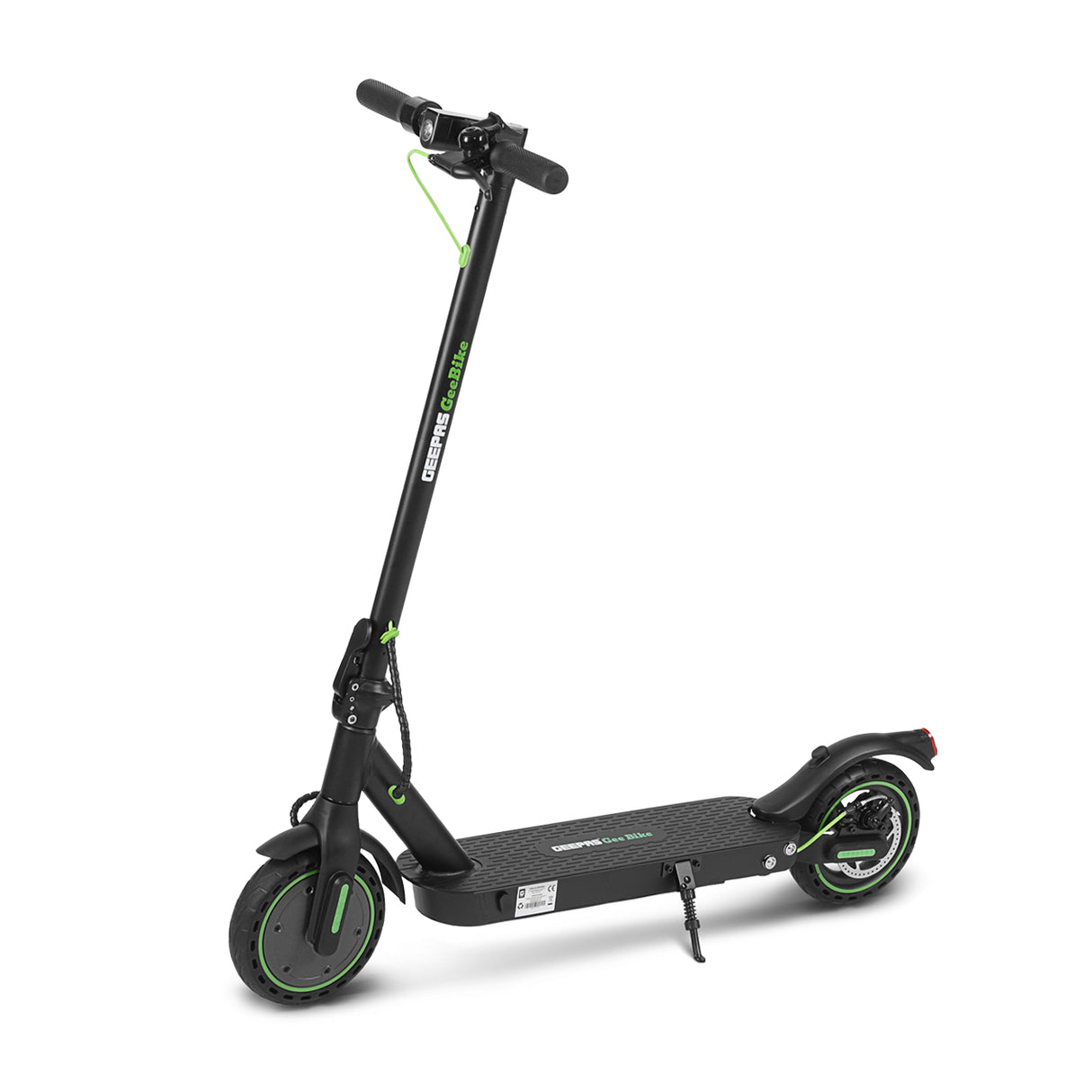 Geepas GeeBike 8.5" Electric Scooter with Suspension- GEST63087/ Smart and Fast, Foldable, Digital LED Display, Brake Lights/ Adjustable Speed Control