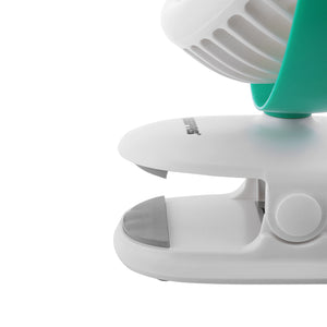 Geepas GF21137 Rechargeable Clip Fan with Light | Portable 2-in-1 Cooling Fan & LED Lamp | USB Charging |Adjustable Tilt | Grip Clip | 7 Hours Working | 2 Years Warranty