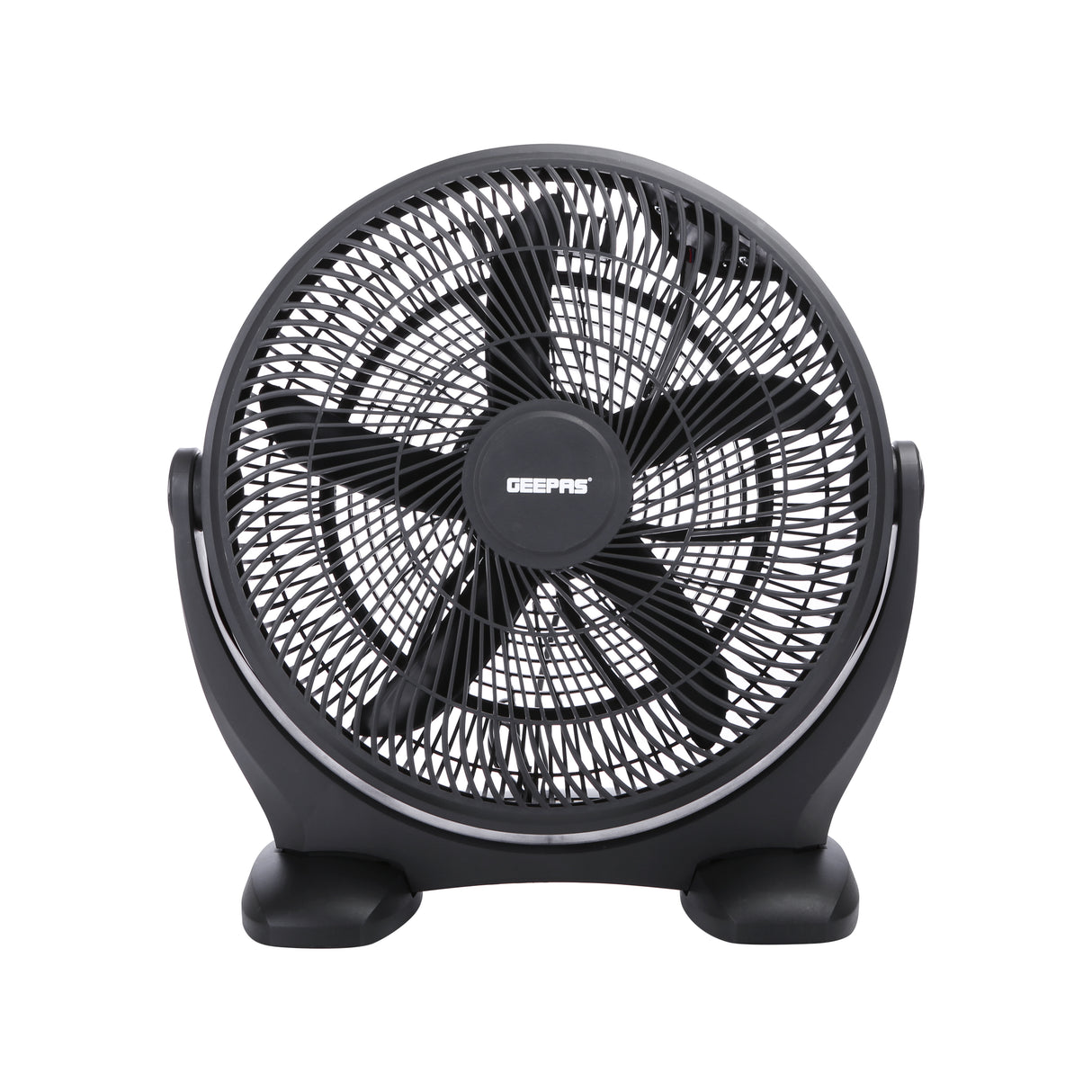 Geepas GF21138 18-Inch Box Fan | Powerful 5-Blade Design | Adjustable 3-Speed Settings | Energy Efficient Cooling | Quiet Operation for Home & Office| 2 Years Warranty