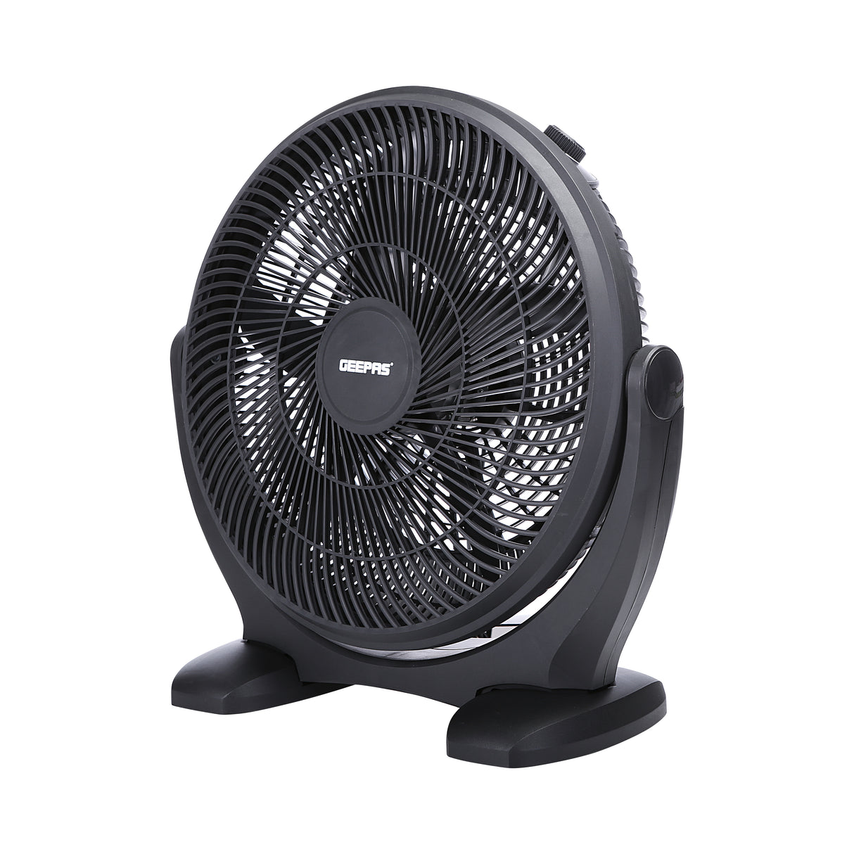Geepas GF21138 18-Inch Box Fan | Powerful 5-Blade Design | Adjustable 3-Speed Settings | Energy Efficient Cooling | Quiet Operation for Home & Office| 2 Years Warranty