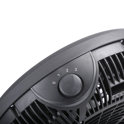 Geepas GF21138 18-Inch Box Fan | Powerful 5-Blade Design | Adjustable 3-Speed Settings | Energy Efficient Cooling | Quiet Operation for Home & Office| 2 Years Warranty