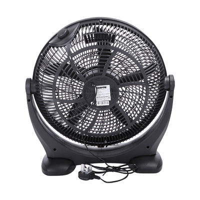 Geepas 18" Box Fan- GF21138| High Performance Fan with 3-Speed Controls and 5 Leaf Blades, High Performance 80W Motor for High Speed Wind