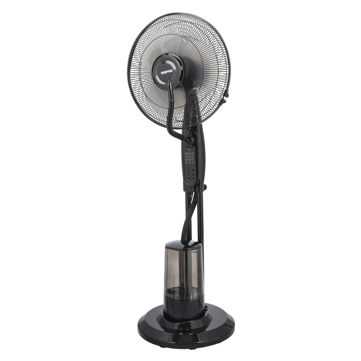 Geepas 16” Mist Fan with Remote Control | Powerful Cooling & Humidifying Solution | Adjustable Speed | Large Water Tank | Oscillation Function |  2 Years Warranty