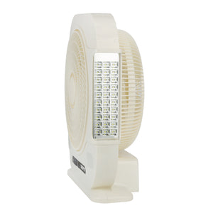 Geepas GF21190 12” Rechargeable Fan with Remote Control | 20 Hours Battery Backup| LED Light| USB Charging | Adjustable Speed| Energy Efficient Design| 2 Years Warranty