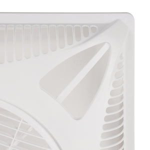 Geepas Grid Fan GF21201 | 14" Rust-Free Fan with 3-Speed Remote, Ionizer & Timer | 1230 RPM, ABS Body, Durable Cooling for Large Rooms | White, 2-Year Warranty