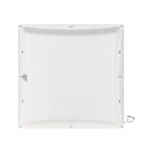 Geepas Grid Fan GF21201 | 14" Rust-Free Fan with 3-Speed Remote, Ionizer & Timer | 1230 RPM, ABS Body, Durable Cooling for Large Rooms | White, 2-Year Warranty
