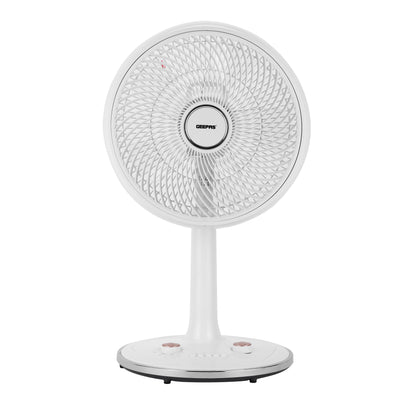 Geepas 14" Desk Fan GF21202 | Korean Style Table Fan with 3 Speeds, Wide Angle Oscillation & Powerful 60W Motor for Efficient Cooling | 2 Years Warranty