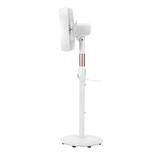 Geepas 14" Stand Fan- GF21204/Korean Design, Pedestal Fans/Adjustable Oscillation, Efficient 60 W Motor /Perfect for Home, Office, Study Room Etc/ 2 Years Warranty, Black