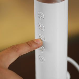 Geepas GF21205 14” Stand Fan with Remote Control | Scandi Series, 60W Motor| 3-Speed| 8H Timer| 5-Blade Air Circulation| Wide Oscillation| Korean Style| 2 Years Warranty