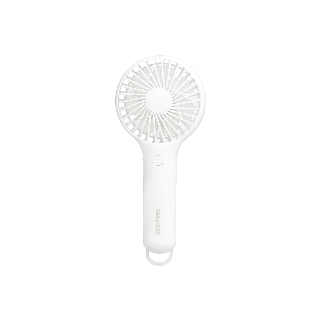 Geepas Mini Portable Handheld Fan GF21223 | 3 Speed Control, One-Button Operation, Up to 4H Runtime, Long-Lasting Rechargeable Battery, Portable Design for Travel & Home