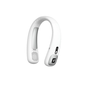 Geepas Portable Neck Fan- GF21227/ 6 H Working Time, 3 Speed Levels/Digital Display, Lightweight, Indoor and Outdoor Use/ Silent, Safe and Secure/ White, 2 Years Warranty