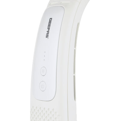 Geepas Cool Collar- GF21229/ 12 Hours Long Working Time, 3 Speed Levels/Lightweight, Suitable for Indoor and Outdoor Use/ Silent, Safe and Secure/ White, 2 Years Warranty